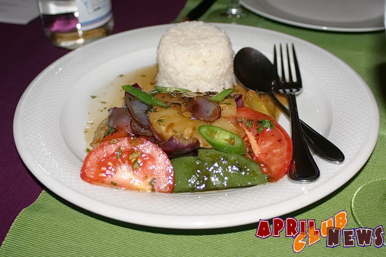 Свинина  с  ананасом «Чарро»,  овощами  и  мексиканскими специями